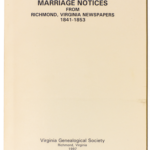 Marriage Notices book photo