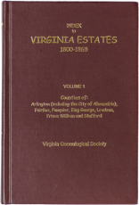 Index to Virginia Estates